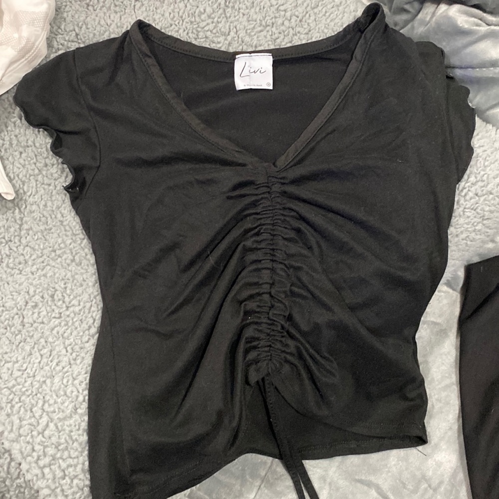 Black Tied Top